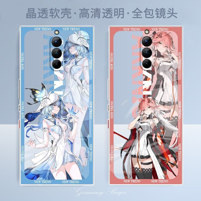 Dành cho vỏ điện thoại RedMagic 8SPro 8SPro + truyện tranh Sóng gió hú chống rơi trong suốt 9SPro Vỏ