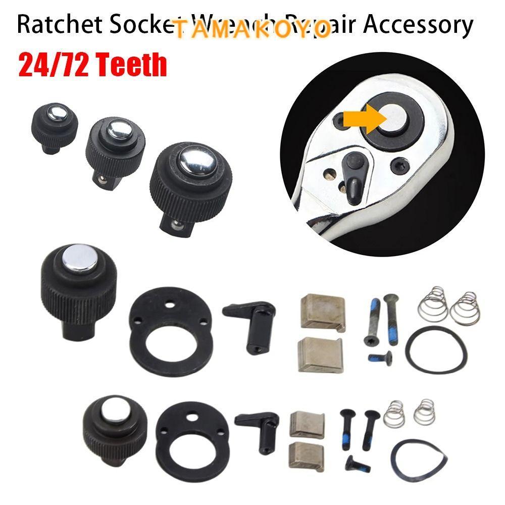 TAMAYO 1 Bộ Phụ Kiện Cờ Lê Ratchet, Linh Kiện Thay Thế 24 / 72 Răng Ratchet Ổ Cắm Cờ Lê Phụ Kiện Sửa