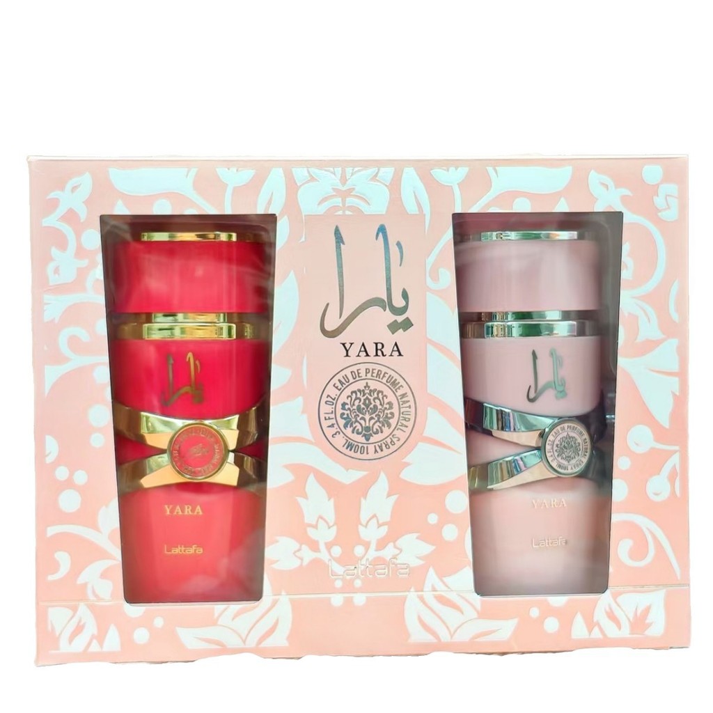 LATTAFA YARA Pink Arab Middle East LATTAFA Fragrance Lasting Ladies Perfume Set
