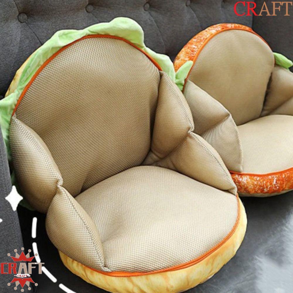 CRAFT Gối Burger Thực Tế, Burger Thực Tế Mô Phỏng Burger Burger Cheeseburger Gối, Mềm Sang Trọng Lớn