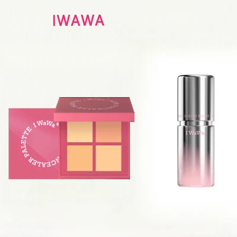 Iwawa Liquid Blush Che Khuyết Điểm Thoáng Khí Mỏng Dán Kiểm Soát Dầu Không Đóng Băng Tươi Trẻ Trung 