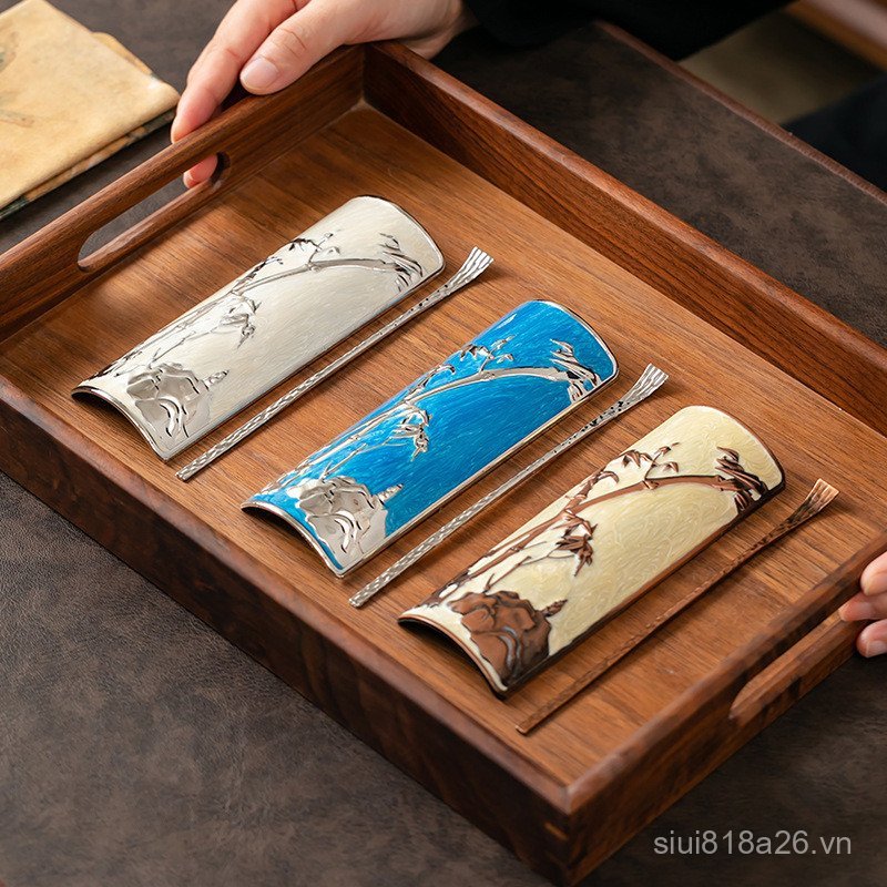 Cloison Sản phẩm hợp kim thủ công Lotus Rhyme Tea Ze Tea Lotus Tea Dial Combination Tea Ceremony Phụ