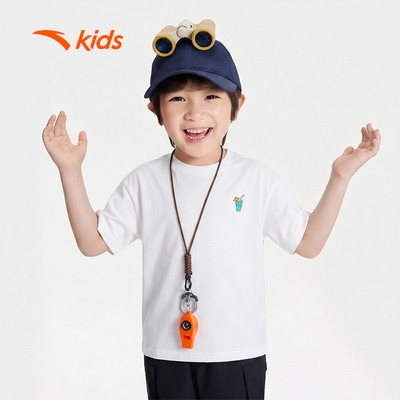 Anta Kids Áo Thun Thời Trang Thể Thao Dành Cho Bé Trai 352437116R