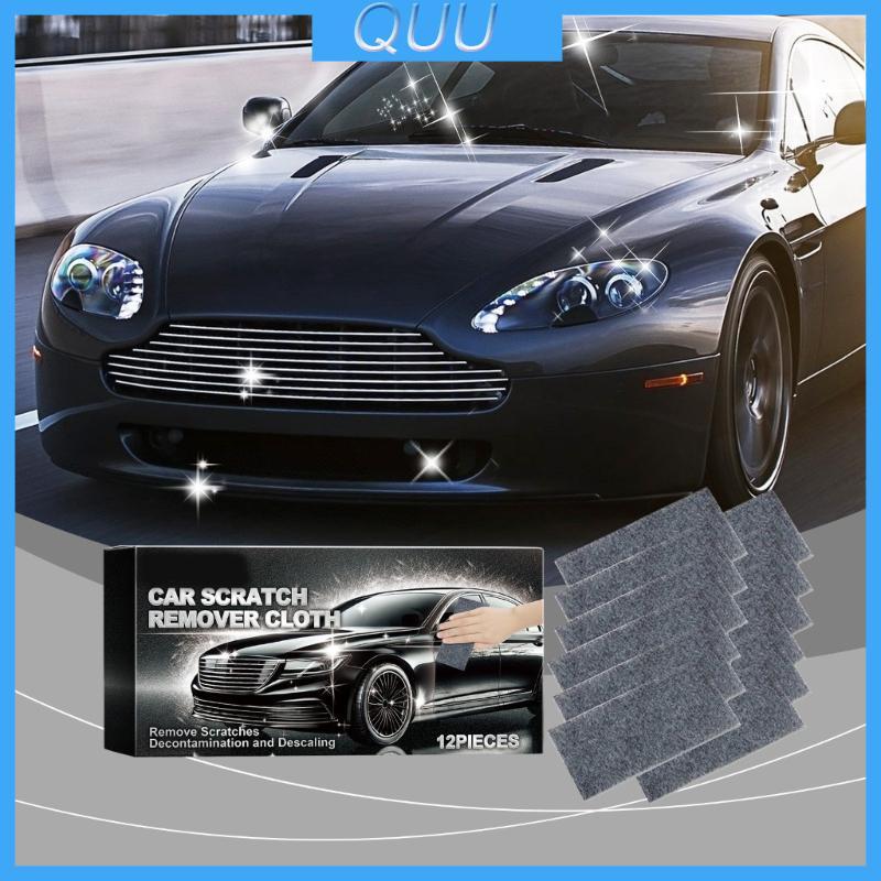 QUU Car Scratch Fabric 12 chiếc Instant Shine Fixing Quick Paint Restoration