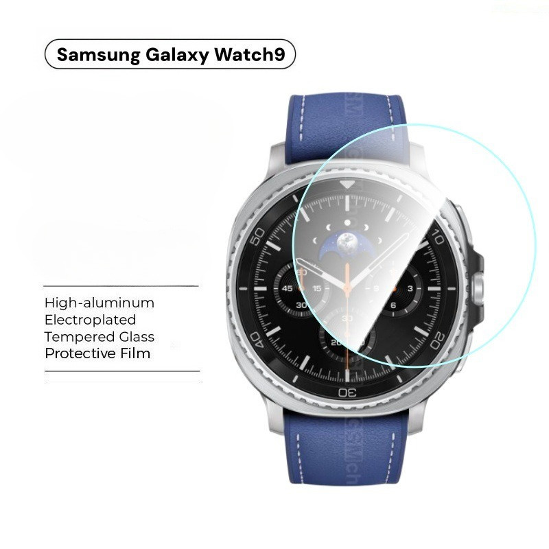 Kính cường lực bảo vệ màn hình cho Samsung Galaxy Watch 9 47mm/Ultra, Watch 9 46mm/Classis/44mm/40mm