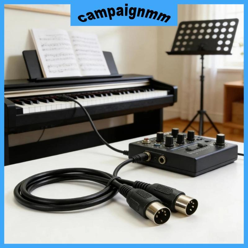 Camp Din 5Pin Nam Adapter Sang DIN 5 Pin Nam Bộ Chuyển Đổi Âm Thanh 5Pin Sang DIN 5 Pin Cáp
