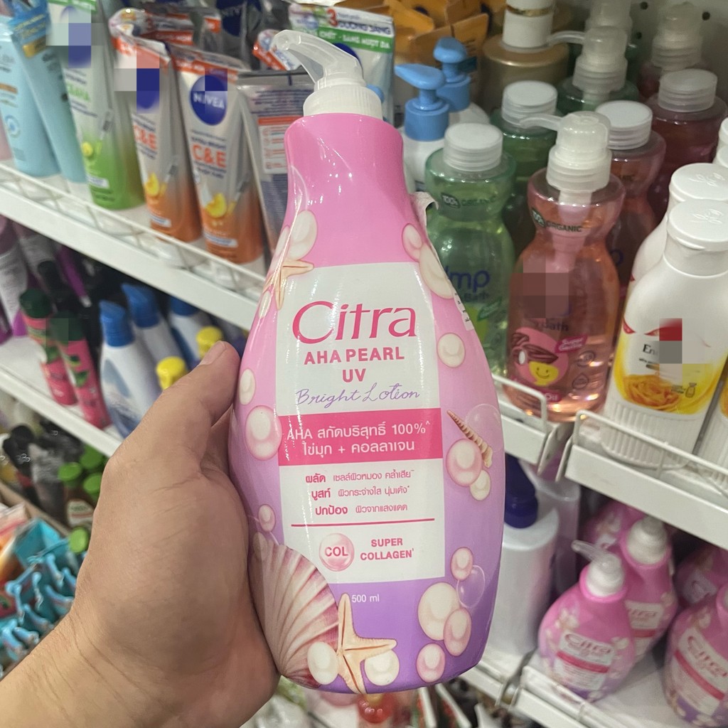 Thái Lan Citra Body Lotion Hoa Thảo Dược Ngọc Trai Campus Protein Dưỡng Ẩm Dưỡng Ẩm Làm Sáng Da Tone