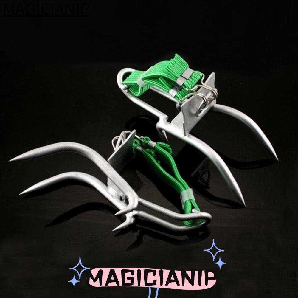 MAGICIANIP Tree Climbing Tool Ram 's Horn Iron Shoes Picking Fruit Shoes Leo núi