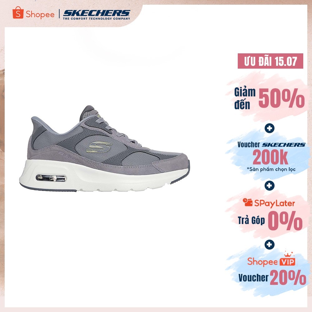 [ĐỘC QUYỀN ONLINE]Giày Thể Thao Nam Skechers Slip-Ins Sport Skech-Air Court Zevair - 233096-GYLM Mem