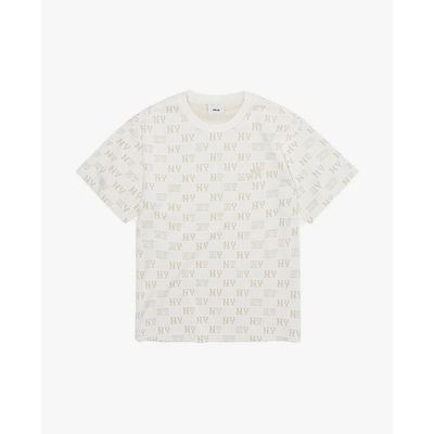 MLB - Áo thun unisex cổ tròn tay ngắn Retro_3ATSM0163-50IVS
