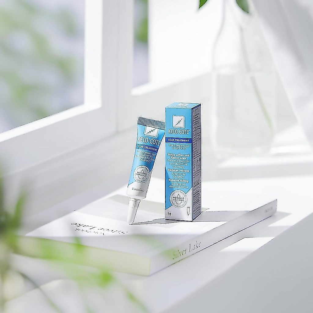 Kem giảm sẹo Kelo Cote giảm sẹo lồi, sẹo phẫu thuật, sẹo lâu năm Kelo-Cote Silicone Scar Gel 15g