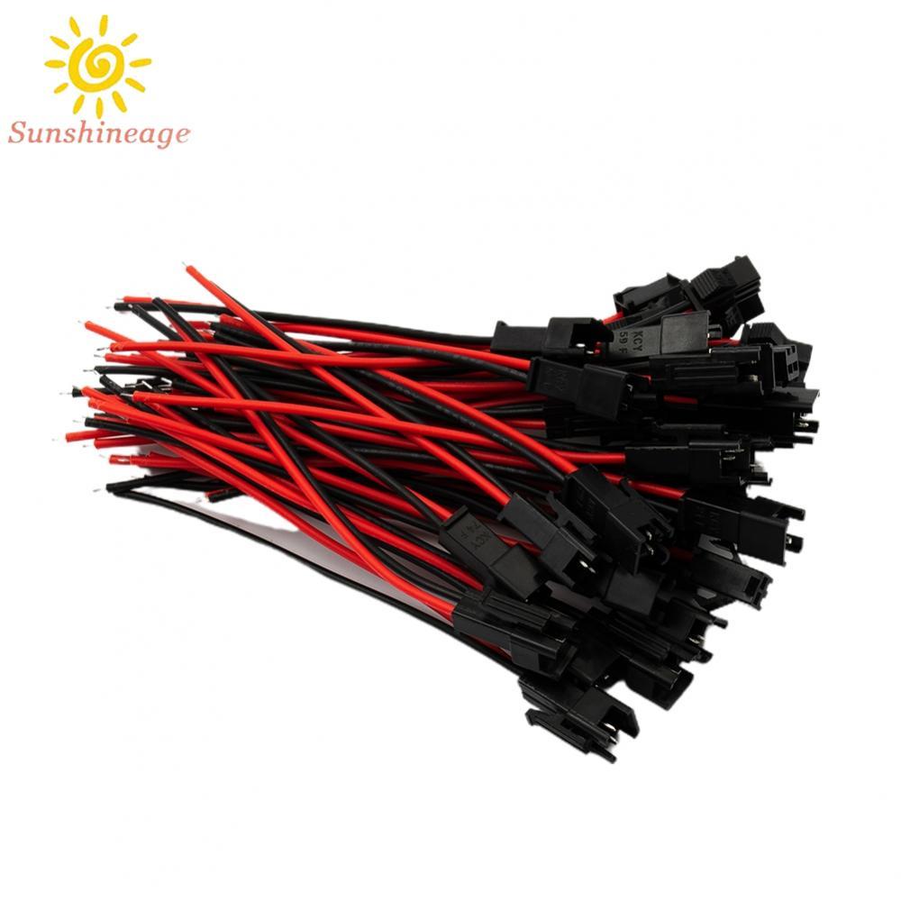 JST SM Connector 22 AWG 2Pin 40 Chiếc Phụ Kiện Nam Phần Kết Nối Màu Đen