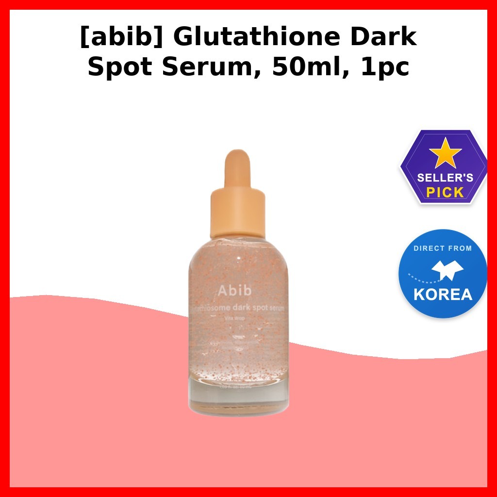 [abib] Glutathione Dark Spot Serum, 50ml, 1pc / Huyết thanh điểm đen Hàn Quốc / Hiệu ứng làm sáng da