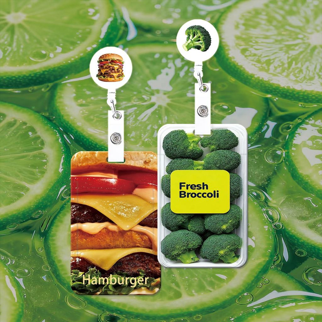 Sáng Tạo Burger Burger Burger Phong Lan Chủ Thẻ Kiểm Soát Truy Cập Xe Buýt Làm Việc Thẻ Chủ Thẻ ID