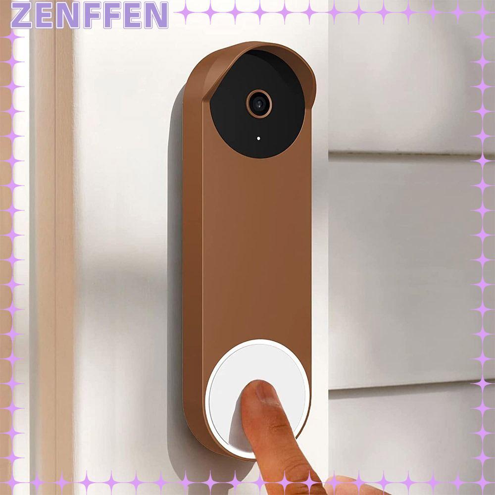 ZENFFEN Vỏ chuông cửa chống nước cho Google Nest Vỏ bảo vệ da cho Google Nest