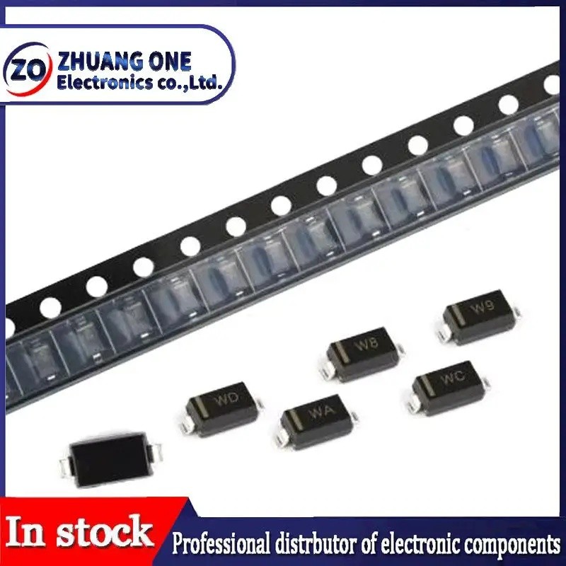 100 Chiếc SMD Zener Diode 1206 BZT52C 4V7 5V1 5V6 6V2 6V8 7V5 8V2 9V1 10V 12V 15V 16V 18V 20V 24V 27