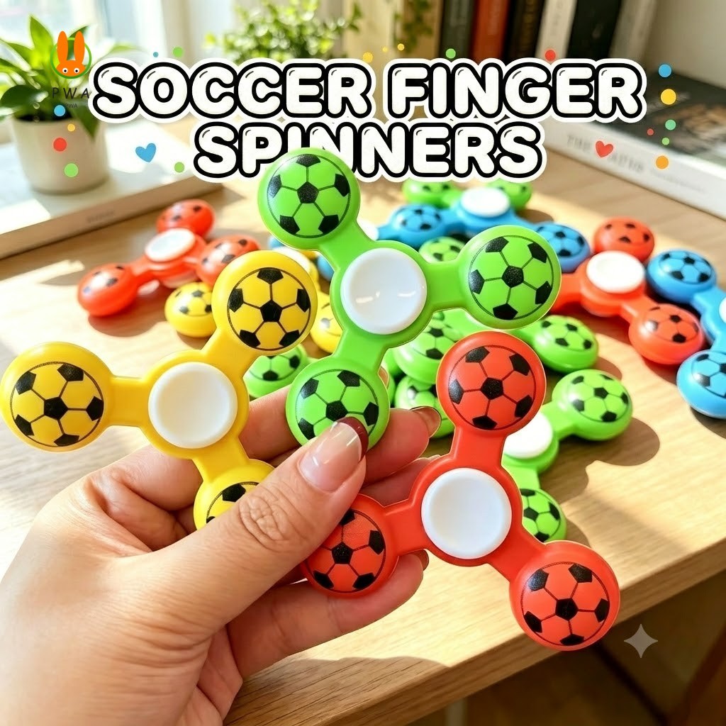 Đồ chơi Spinner bóng đá sáng tạo - Finger Fidget Spinner cho trẻ em Quà tặng mẫu giáo