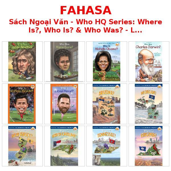 Sách Ngoại Văn - Who HQ Series: Where Is?, Who Is? & Who Was? - Lionel Messi/Cristiano Ronaldo/Isaac