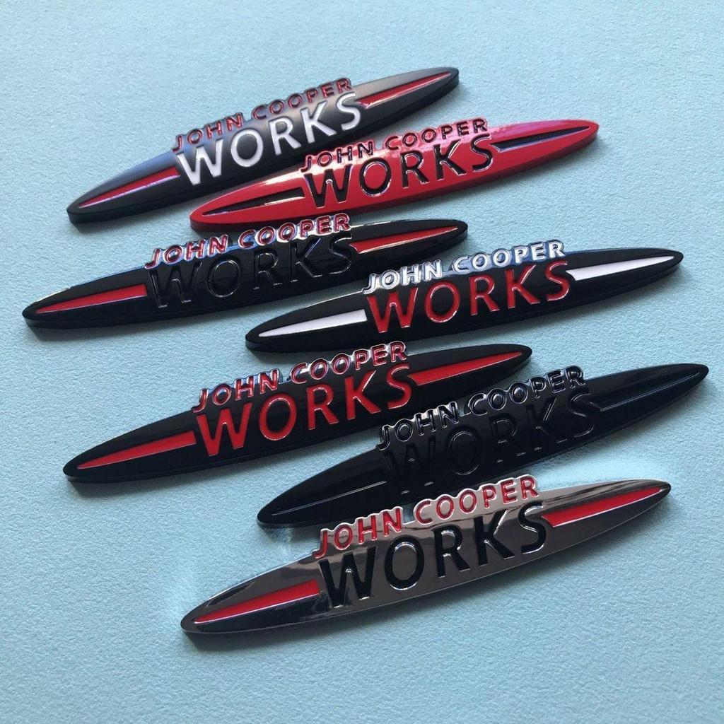 Suitable for MINI COOPER metal stickers, COUNTRYMAN, CLUBMAN car JCW decorative stickers