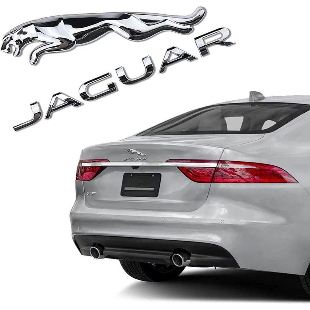 JAGUAR Logo Ô Tô JAGUAR Nhãn Dán Logo Đuôi Sau Thích Hợp Cho JAGUAR XJ XF F-TYPE Sửa Đổi Nhãn Dán Xe