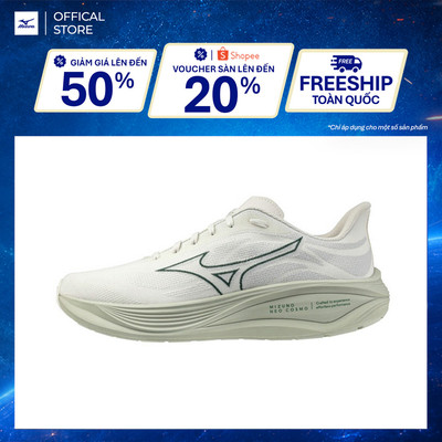 Giày Chạy Bộ Unisex Mizuno Mizuno Neo Cosmo - Trắng Ngà - J1GC251332