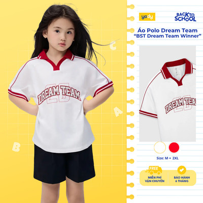 [BST Dream Team Winner] Áo Polo Trẻ Em Dream Team KCPO26S006