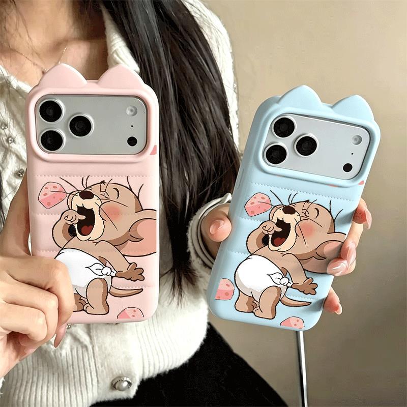 Uống sữa Jerry Đối với iPhone 171615pro trường hợp điống thoại 141312 chống rơi 11 mới