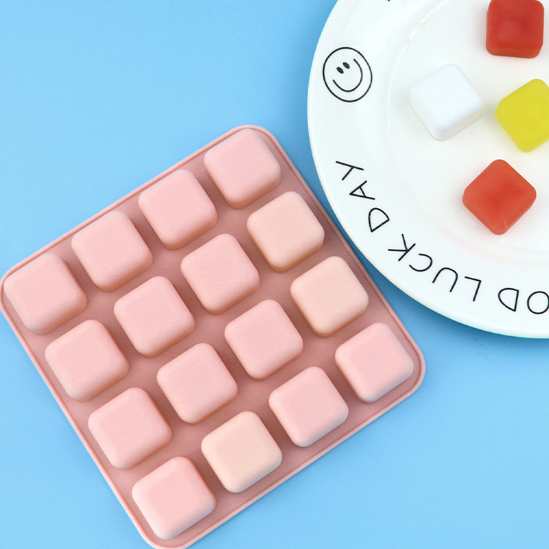 Khuôn Silicon Cube DIY Ice Cube Kẹo Khuôn Socola Mini Handmade Xà Phòng