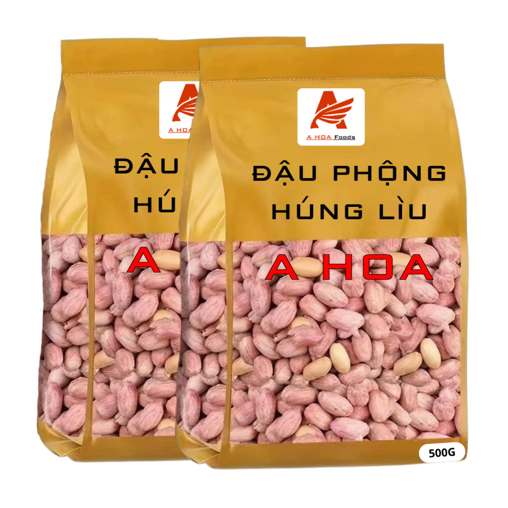 ĐẬU PHỘNG HÚNG LÌU A HOA ( LẠC RANG HÚNG LÌU) GÓI TO 250GR - 500GR