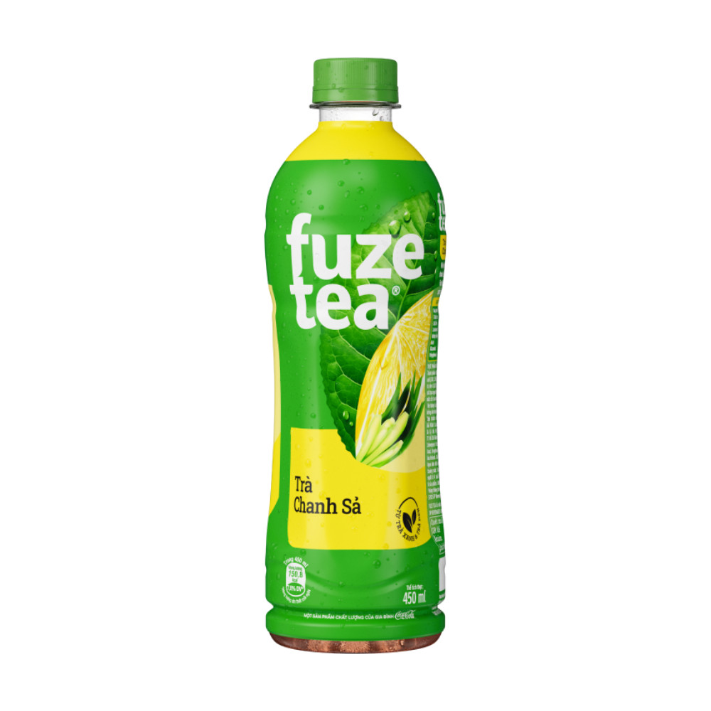 Trà chanh sả Fuzetea chai 450ml - 01190