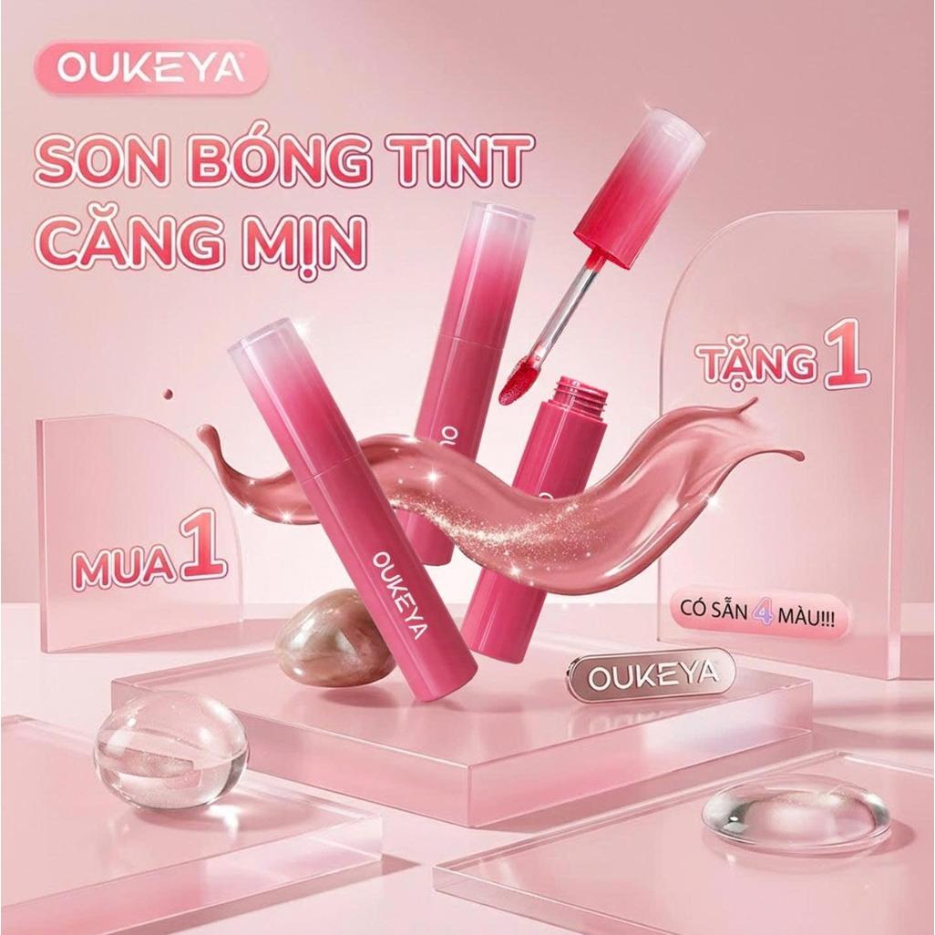 [Mua 1 Nhận 5] OUKEYA STORE  Water-Mist Lip Tint – Son tint bóng sương dưỡng ẩm môi