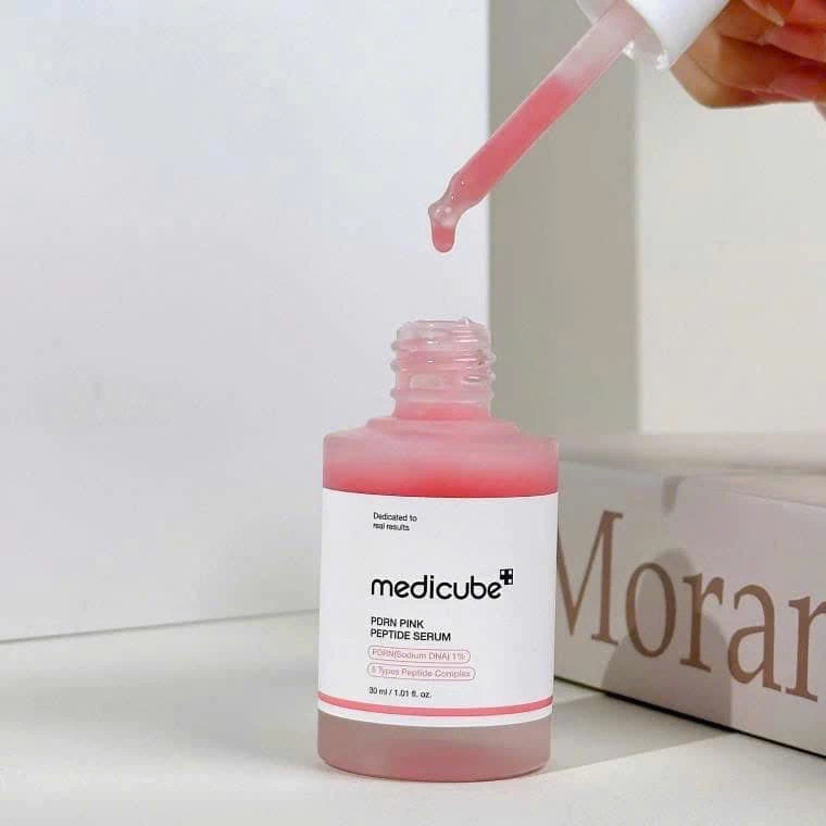 Medicube PDRN Pink Peptide Serum 30ml Dưỡng Sáng Da Hỗ Trợ Cải Thiện Độ Đàn Hồi-MD4
