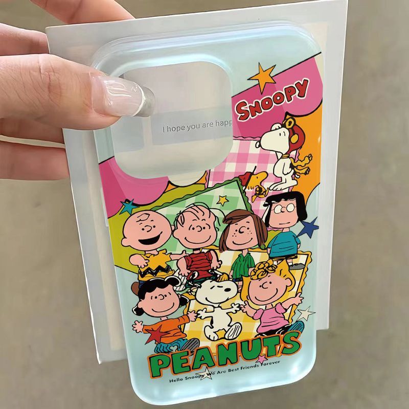 Snoopy Snoopy / Snoopy Friends Thích hợp cho vỏ điện thoại IPhone16 / Iogg