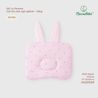 Gối La Pomme trái tim nhỏ ngộ nghĩnh - Sợi Petit Soyeu thoáng mát  - Bé gái - Freesize