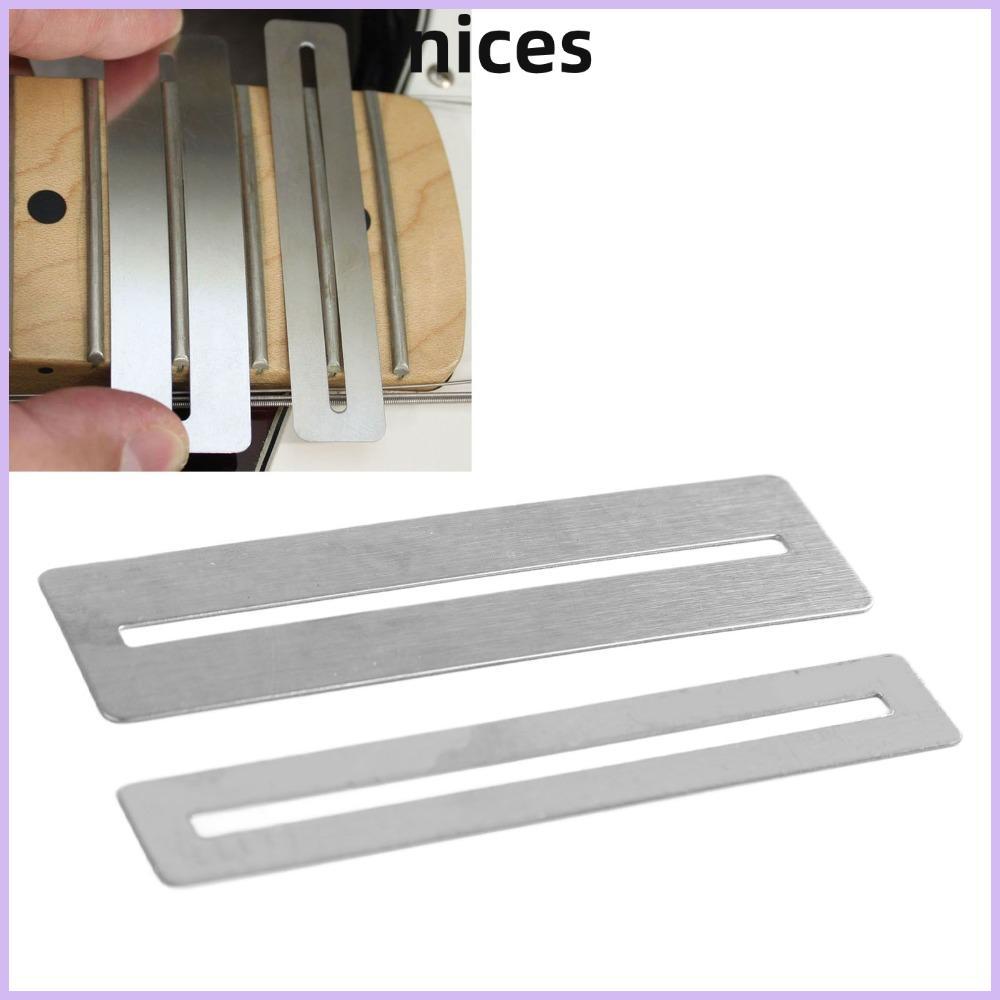 NICES 3 Bộ Đàn Guitar Fret Guard, Bọc Viền Thép Màu Bạc, Thiết Thực Kích Thước 7,8Cm Fretboard Guard