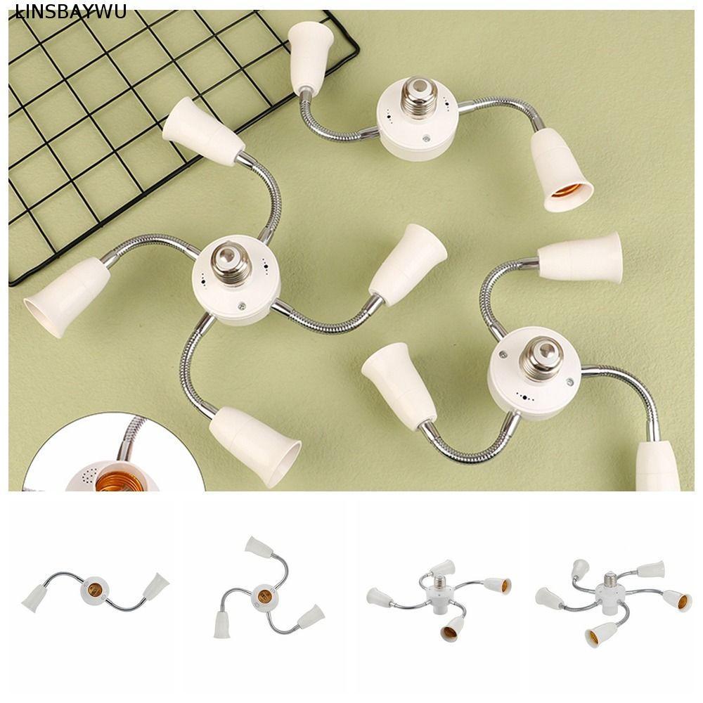 Bộ chia ổ cắm đèn LINSBAYWU E27, Bộ chuyển đổi bóng đèn E27 sang E27 E27 Bộ chuyển đổi giá đỡ đèn, P