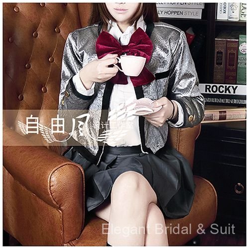 Bộ trang phục cosplay Shoujo Kageki Revue Starlight đồ học sinh JK chất liệu cao cấp thiết kế giống 