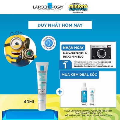 Kem dưỡng giảm mụn nhanh 8 giờ La Roche-Posay Effaclar Duo+ M 40ml