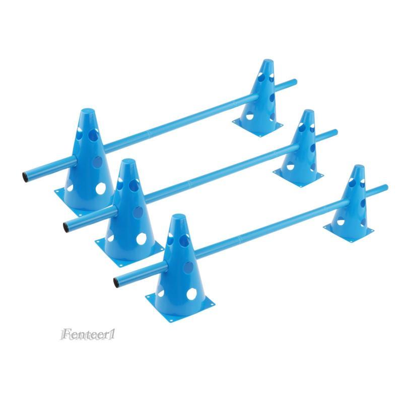 Chó Agility Hurdle Cone Set Hurdle Jump Hoop Cực Nhanh nhẹn Bộ thiết bị để tập thể dục Điền kinh Bón