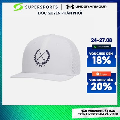 Mũ Lưỡi Trai Nam Under Armour Isochill Drive Mid Mesh Stretch Fit - 1389887-102
