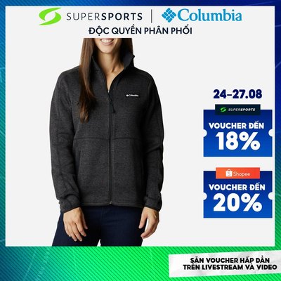 Áo Khoác Nữ Columbia W Sweater Weather™ Full Zip - Đen - 1958932010