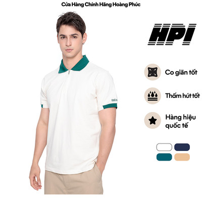 Áo Thun Có Cổ Nam ECKO UNLTD. 96% Cotton Co Giãn Thoáng Mát Cổ Khóa Kéo IF24-03004