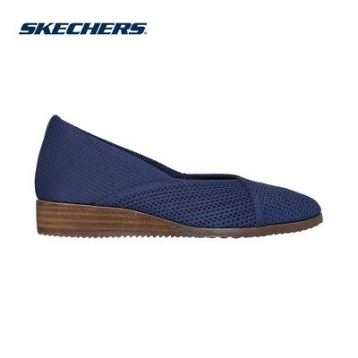 Giày Búp Bê Nữ Skechers Modern Comfort Cleo Sawdust Sweet Sensation - 158940-NVY Air-Cooled Memory Foam