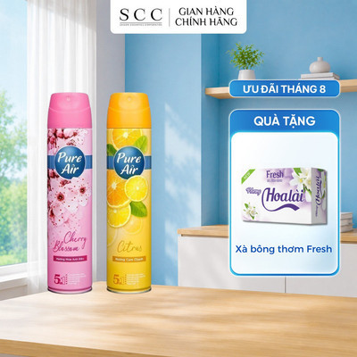 Combo 2 Chai Xịt Phòng Nước Hoa PURE AIR 280ml/chai
