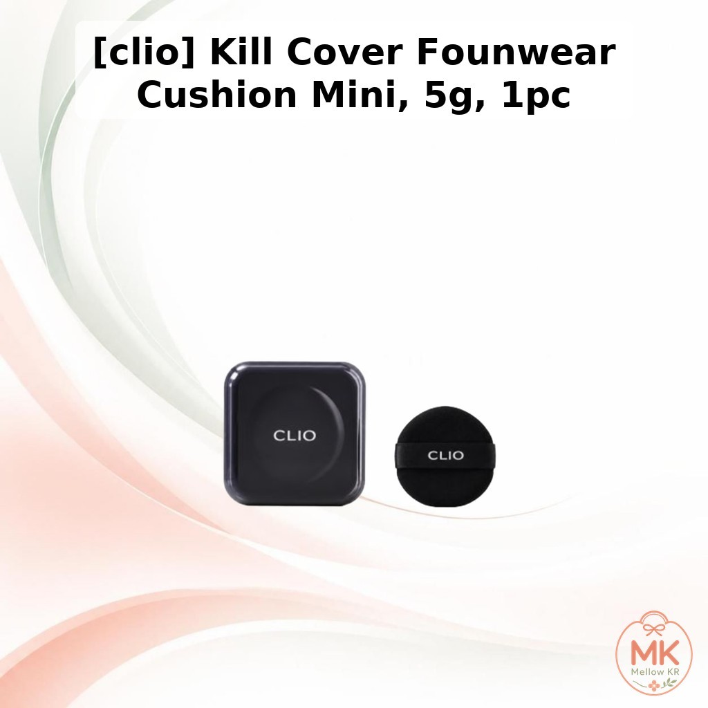 [clio] Kill Cover Founwear Cushion Mini, 3 sắc thái, 5g, 1 cái / Kem nền đệm Hàn Quốc / Chính hãng 1
