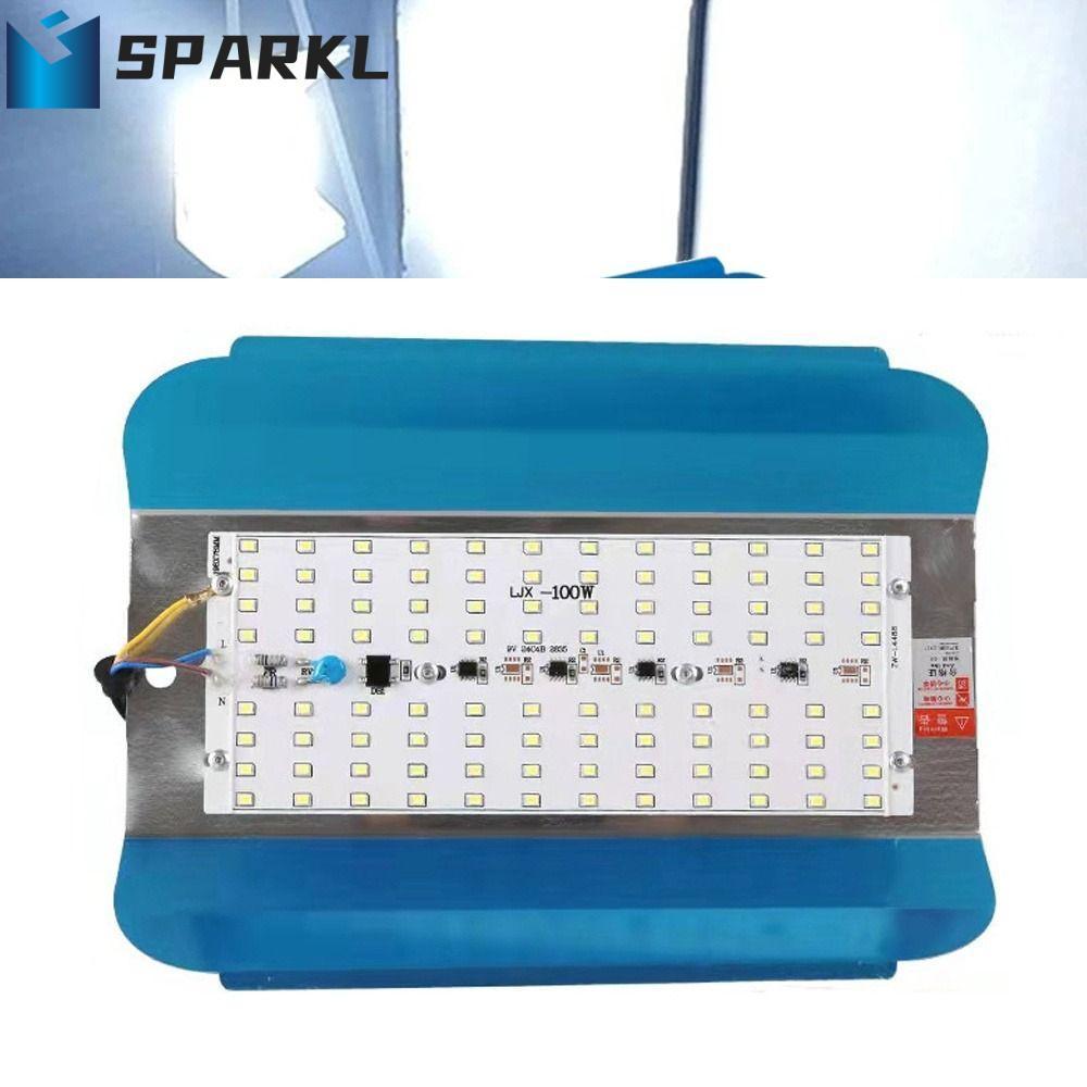 SPARKL Iodine-Tungste Light Bền chống nước 6500K Spotlight Refletor LED Flood Light 50W 100W Đèn LED