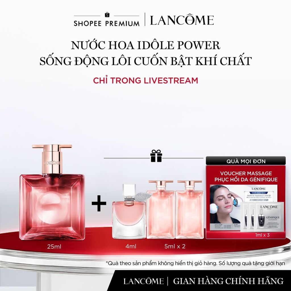 [KOL] Nước Hoa Idole Power Lancome Sống Động Lôi Cuốn Bật Khí Chất 25ml