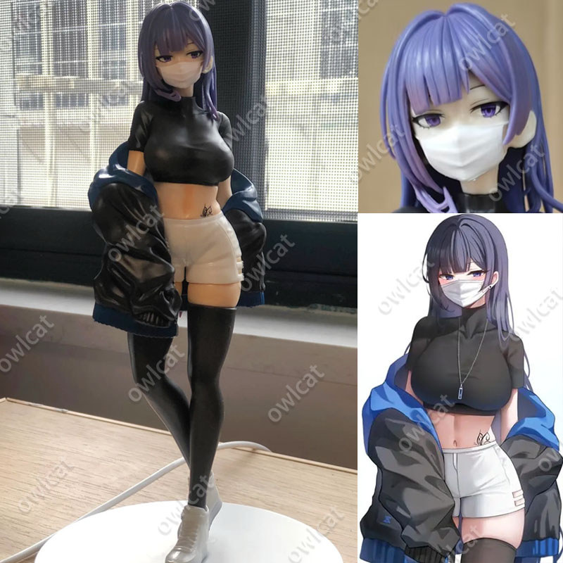 Mô Hình Nhân Vật Figure Illustration Yuna (Astrum Design Ver.) 24cm Size 1/7 Tattooing Vest Mask Spo
