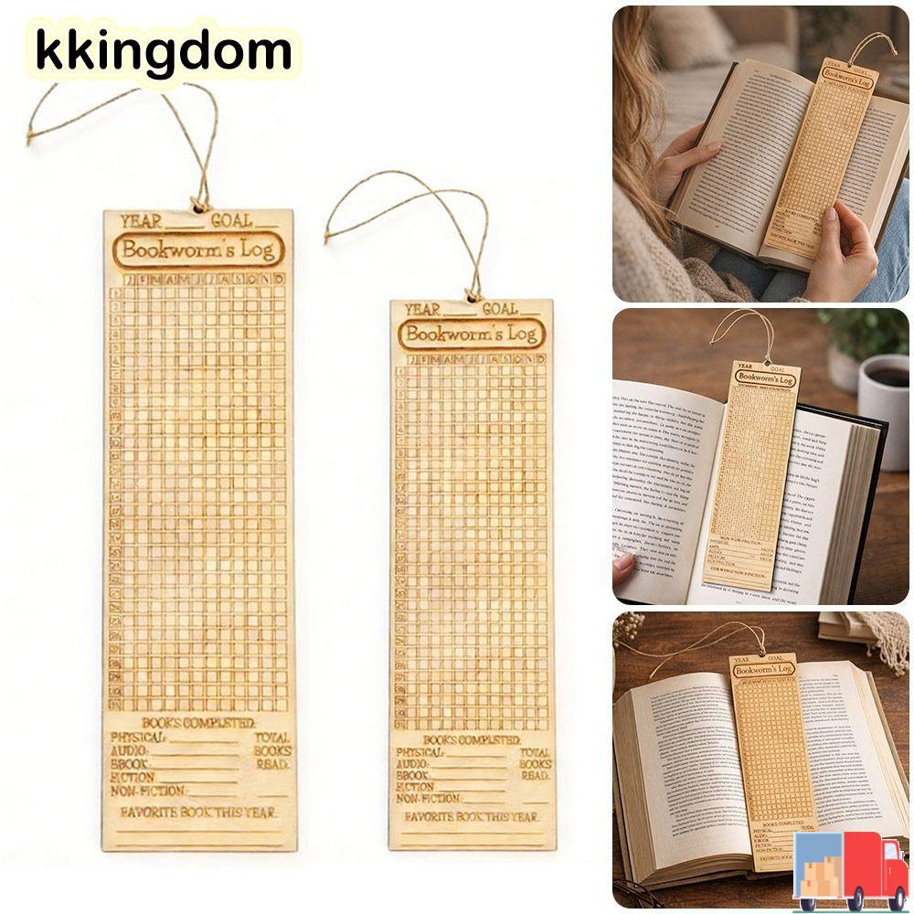 KKINGDOM Reading Habit Tracker Bookmark, Bộ đếm đọc sách di động đa chức năng, Bộ đếm đọc sách bằng 