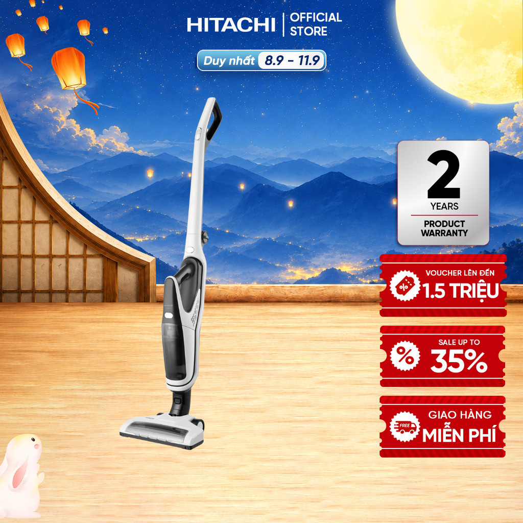 Máy hút bụi không dây Hitachi PV-X80M có đèn LED - Bảo hành 24 tháng